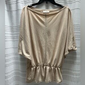 Prologue top with peplum